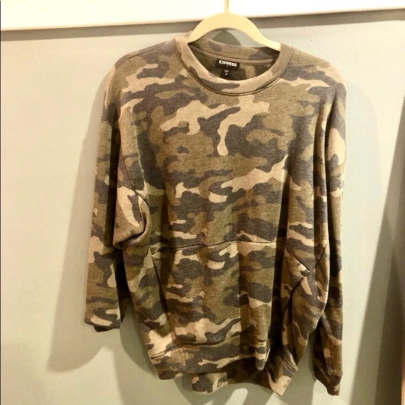express camo sweatshirt